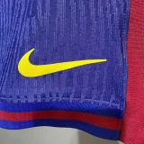2025-26  Barcelona Home Player Version Shorts Pants (High Quality)(球员短裤)