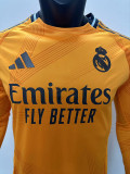 24-25 RMA Away Long Sleeve Player Version Soccer Jersey (长袖球员)