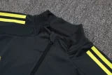 2025-26 Real Madrid Dark gray Jacket Tracksuit #A2547