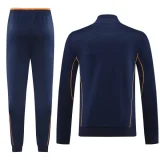 2025-26 Real Madrid  Royal Blue Jacket Tracksuit #02