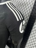 2025-26 Real Madrid  Black GoalKeeper Player Version Soccer Jersey