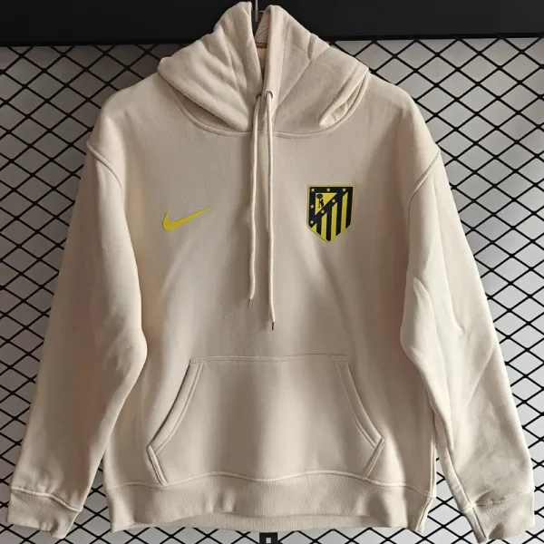 2025-26 Atletico Madrid Khaki Hoody 卡其色(加绒)