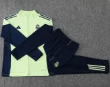 2025-26 Real Madrid  Light green Jacket Tracksuit #A2536