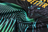 24-25 RMA Black green Training Short Suit #豹