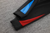 24-25 BAR Black Hoodie Half Pull Tracksuit #F562半拉连帽