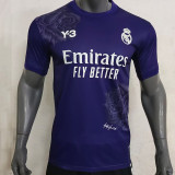 23-24 RMA Y-3 Purple Fans Soccer Jersey (胶标)