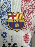 2025-26 Barcelona White Special Edition Player Version Training Shirts