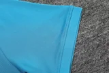 2025-26 Atletico Madrid Lake blue Polo Tracksuit