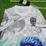 2025-26 Brazil White Special Edition Kids Soccer Jersey