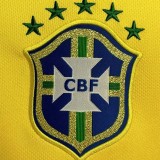 2014 Brazil Home Retro Soccer Jersey