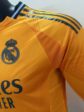 24-25 RMA Away Long Sleeve Player Version Soccer Jersey (长袖球员)
