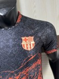 2025-26 Barcelona Black Red Special Edition Player Version Training Shirts