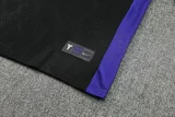 2025-26  Barcelona Black Half Pull Tracksuit (半拉链)