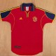 2000 Spain Home Retro Soccer Jersey