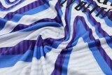2025-26 Real Madrid White blue Training Short Suit