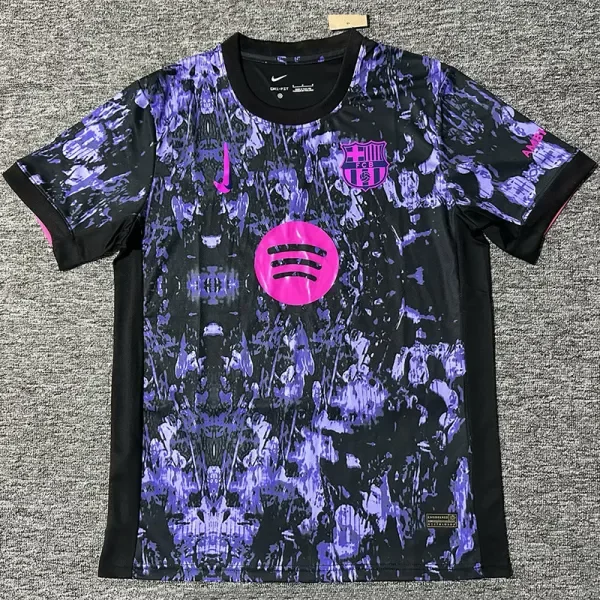 2025-26 Barcelona  Purple Black Special Edition Fans Training Shirts