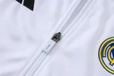 2025-26 Real Madrid White grey Kids Jacket Tracksuit #E25100(童装)