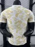 2025-26 Real Madrid  White Yellow Special Edition Player Version Training Shirts