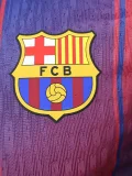 2025-26  Barcelona Home Long Sleeve Player Version Soccer Jersey (长袖球员)