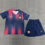 25-26 BAR Red Blue Special Edition Kids Soccer Jersey