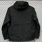 2025-26  Barcelona Black Outdoor Jackets #L6604
