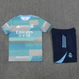 2025-26 Real Madrid Light blue Training Short Suit