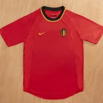 2000 Belgium Home Retro Soccer Jersey