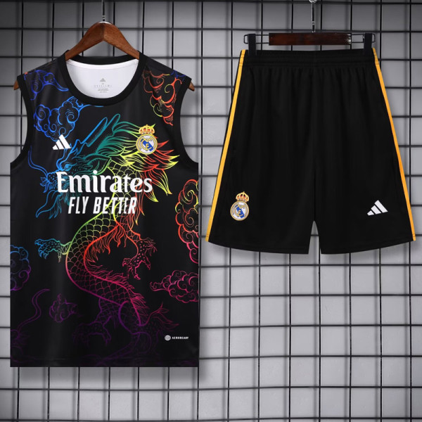 24-25 RMA Black Tank top and shorts suit #彩龙