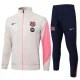 2025-26  Barcelona Beige Jacket Tracksuit #A2538