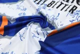 2025-26 Real Madrid White blue Training Short Suit