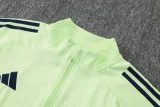 2025-26 Real Madrid  Light green Jacket Tracksuit #A2536