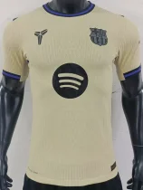 2025-26  Barcelona Away Player Version Soccer Jersey