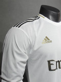 2019-2020 RMA Home Player Version 长袖球员 Long Sleeve Retro Soccer Jersey