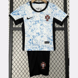 24-25 Portugal Away Kids Soccer Jersey
