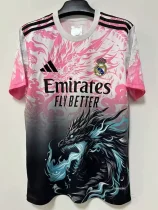 2025-26 Real Madrid  Pink Black Special Edition Training Shirts
