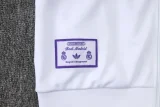 25-26 Real Madrid  White Jacket Tracksuit #A2532