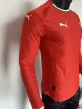 25-26 Portugal Home Long Sleeve Player Version Soccer Jersey (长袖球员)*PM