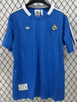 2025-26 Real Madrid  Blue Casual Edition Fans Training Shirts