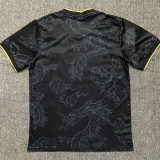 2023 RMA Black Special Edition Fans Training Shirts 金边龙纹