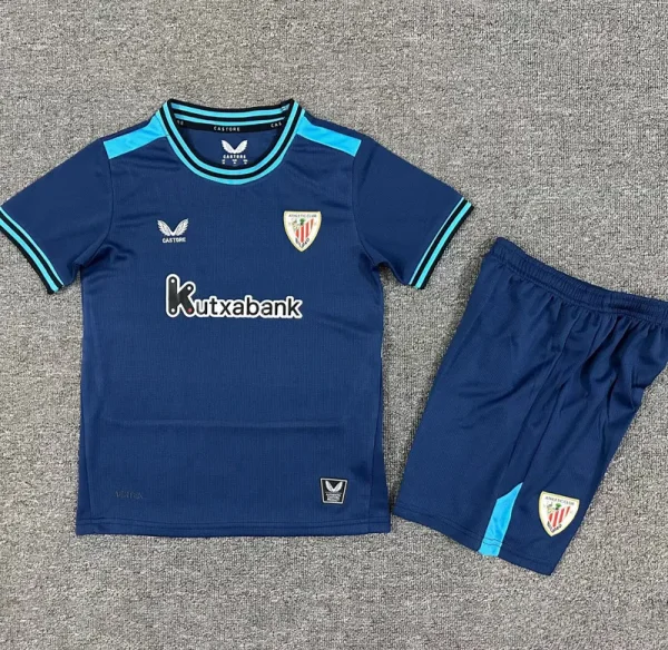 2025-26 Bilbao Away Kids Soccer Jersey