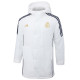 24-25 RMA White Hooded Windbreaker Fabric Cotton Coat #G208(金标)