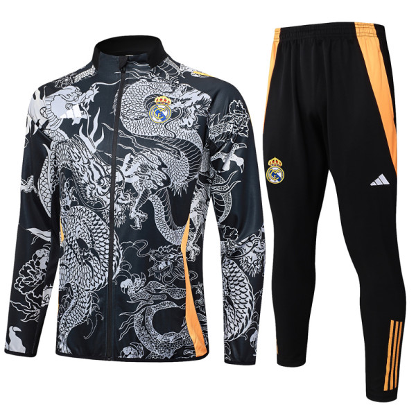 24-25 RMA Black Jacket Tracksuit #A797(喷墨龙)