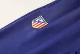 2025-26 Atletico Madrid Purple blue Jacket Tracksuit #02