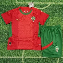 24-25 Morocco Home Kids Soccer Jersey