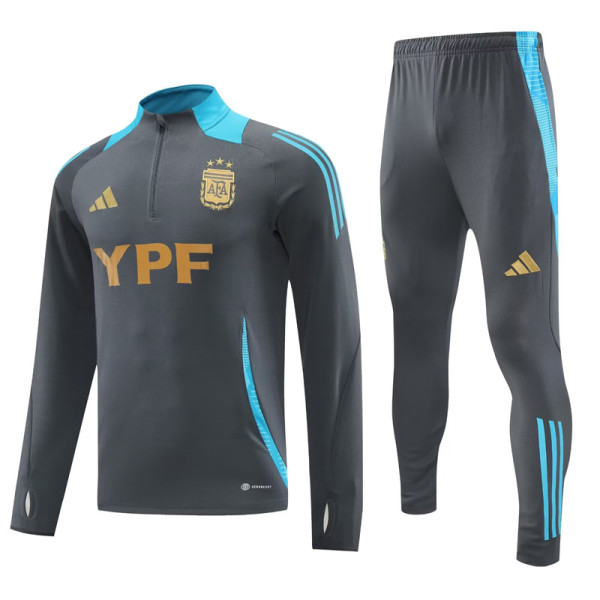 24-25 Argentina Grey Half Pull Tracksuit (半拉链)