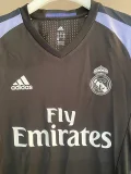 2016-2017 Real Madrid  Away Player Version 长袖球员 Long Sleeve Retro Soccer Jersey
