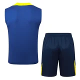2025-26 Atletico Madrid Royal blue Tank top and shorts suit #D25195