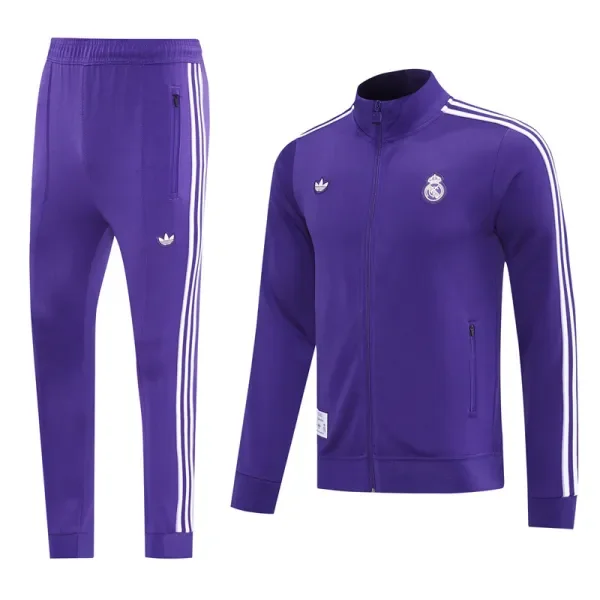 2025-26 Real Madrid Purple Jacket Tracksuit #09