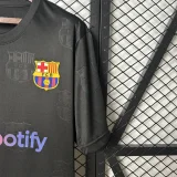 2025-26 Barcelona  Black Special Edition Fans Training Shirts