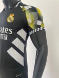 25-26 RMA Black Special Edition Player Version Training Shirts 黄袖边